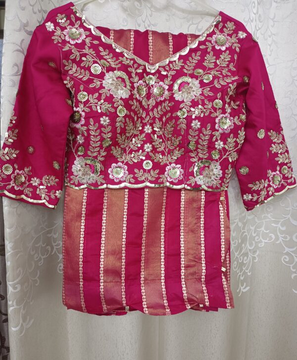 Designer Saree with Stitched Blouse