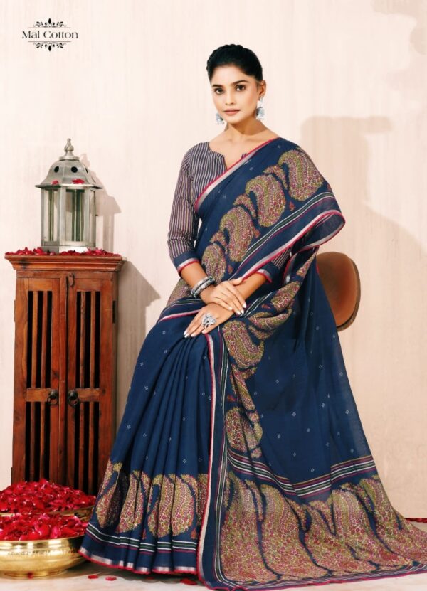 Kashish - Mul Cotton Saree