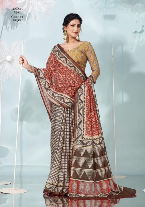 Kashish - Mul Cotton Saree