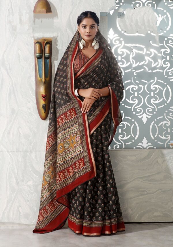 waqt - Mul Cotton Saree