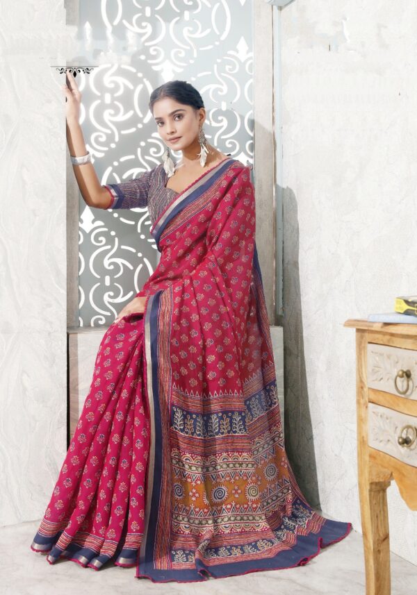 waqt - Mul Cotton Saree