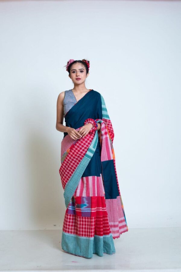 Gamcha Patch Saree