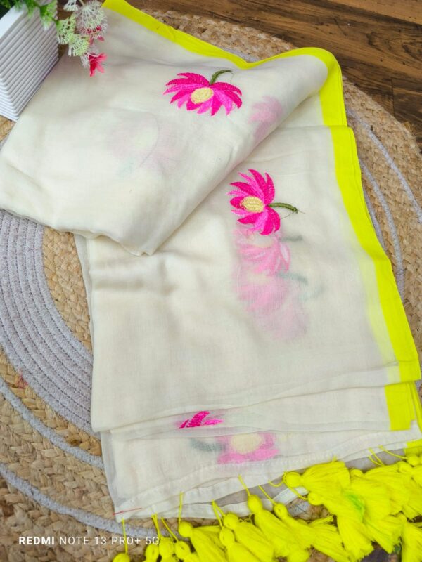 Lotus - Mul Cotton Saree